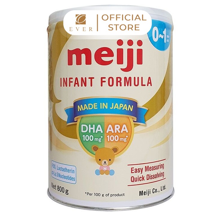 MEIJI_Sữa công thức cho trẻ 0-1 tuổi, hộp thiếc 800g