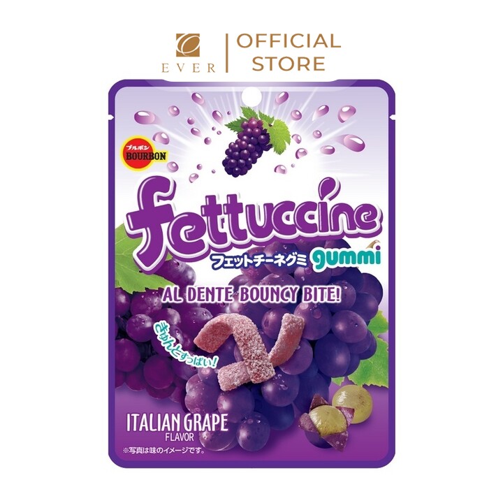 BOURBON_Kẹo dẻo Fettuccine vị nho 50g