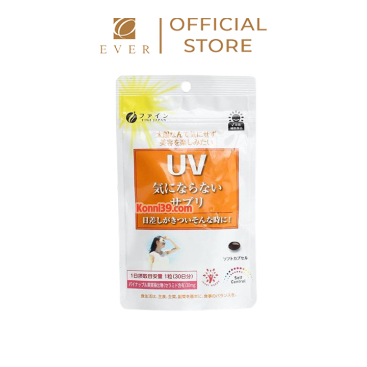 FINE JAPAN_TPCN viên chống nắng chiết xuất từ dứa gói 30 viên