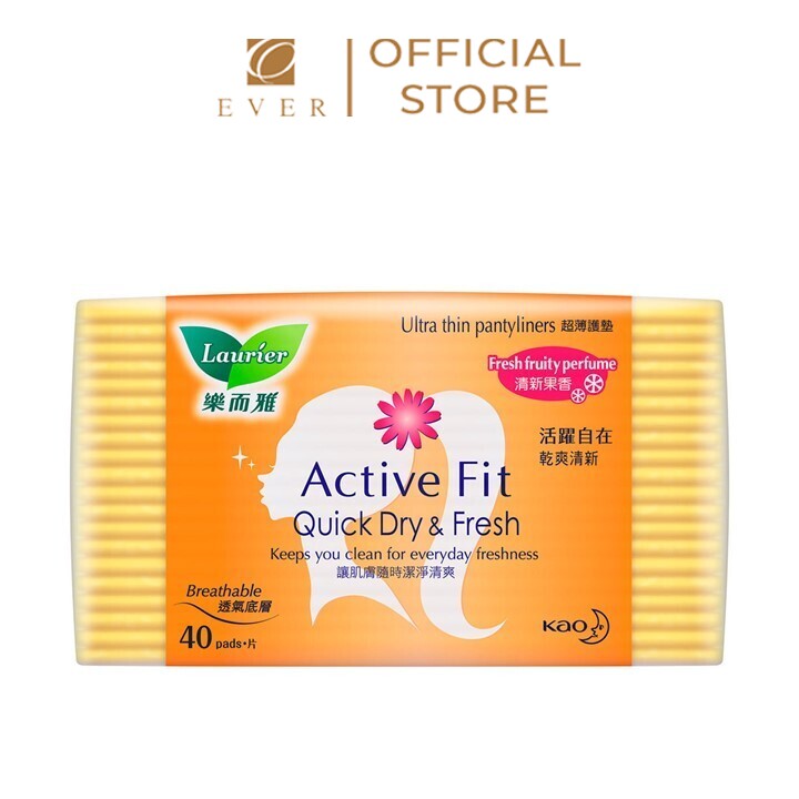 LAURIER_BVS Active Fit hàng ngày hương trái cây 40P 14cm