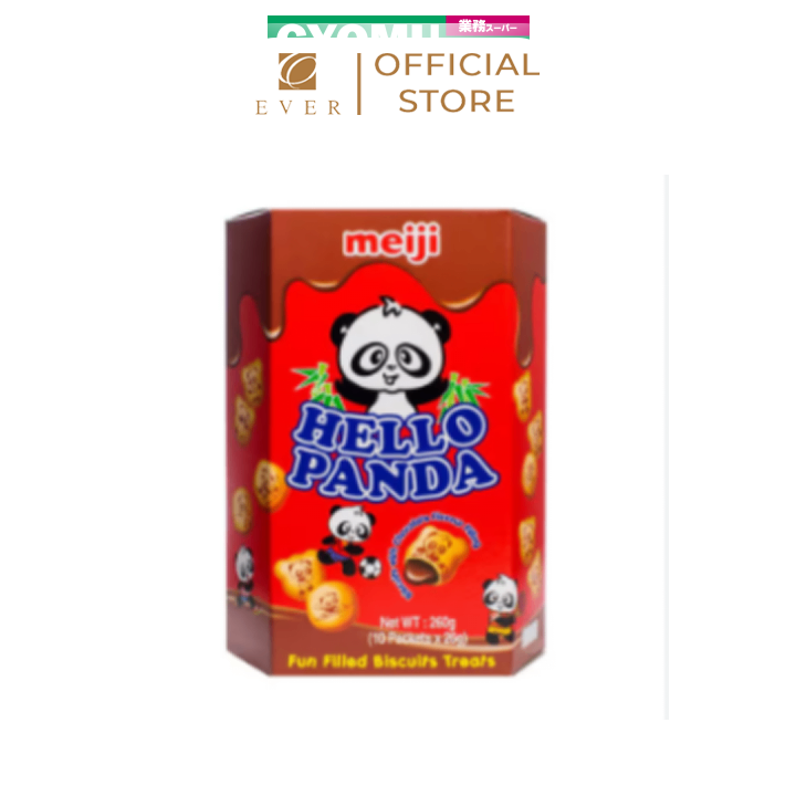 MEIJI_Bánh Hello Panda vị socola 260g