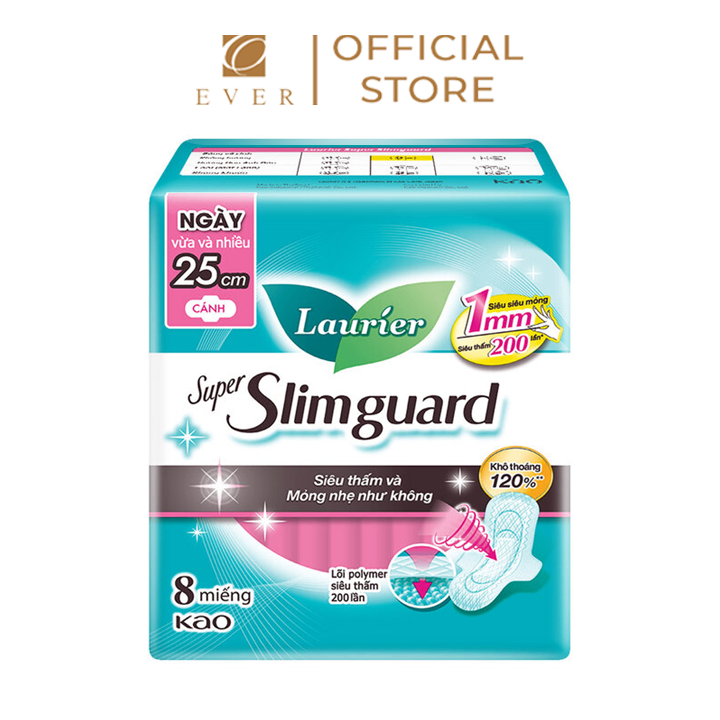 LAURIER_BVS ban ngày có cánh siêu mỏng 8P 25cm
