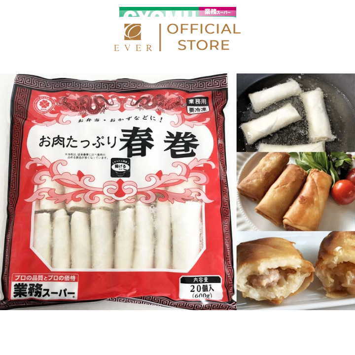 KOBE BUSSAN_Nem rán nhân thịt đông lạnh 30g*20