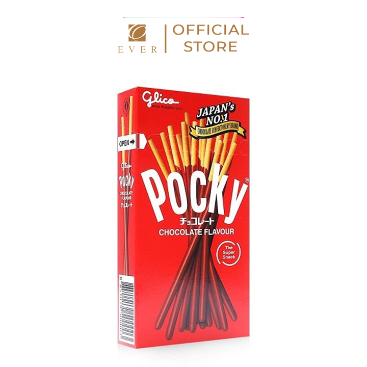 POCKY_Bánh que phủ kem socola 39g