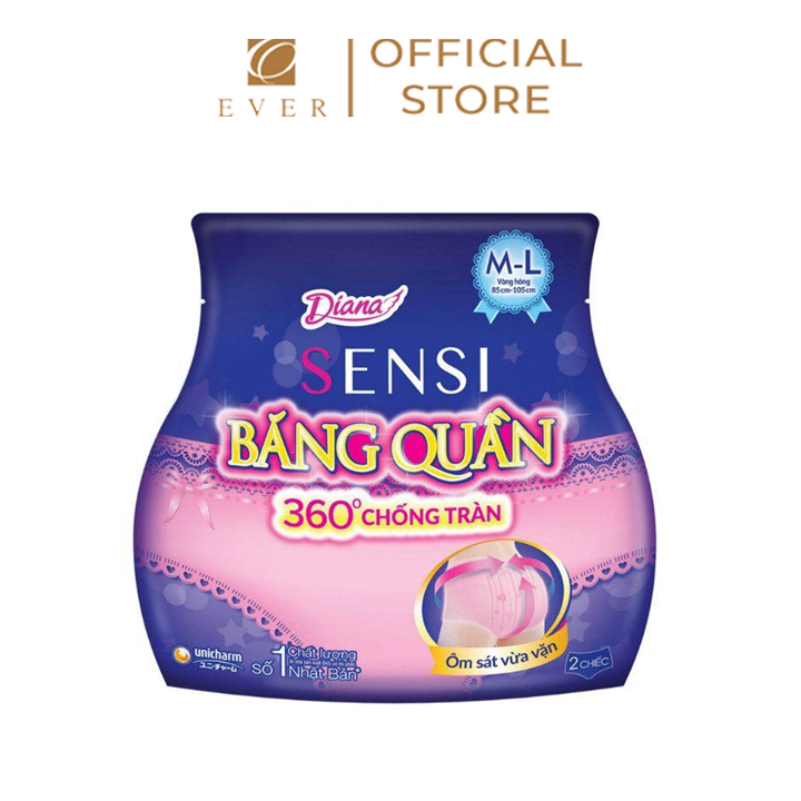 DIANA_BVS Sensi ban đêm dạng quần M-L 2P