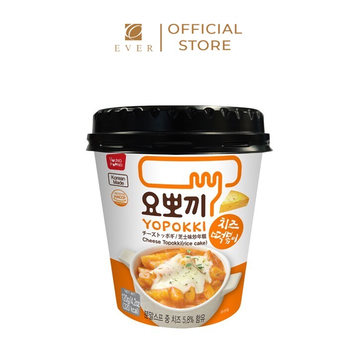 YOPOKKI_Bánh tteokbokki sốt phô mai 120g