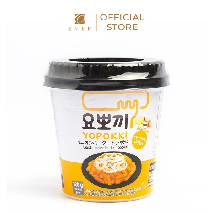 YOPOKKI_Bánh tteokbokki sốt bơ hành 120g