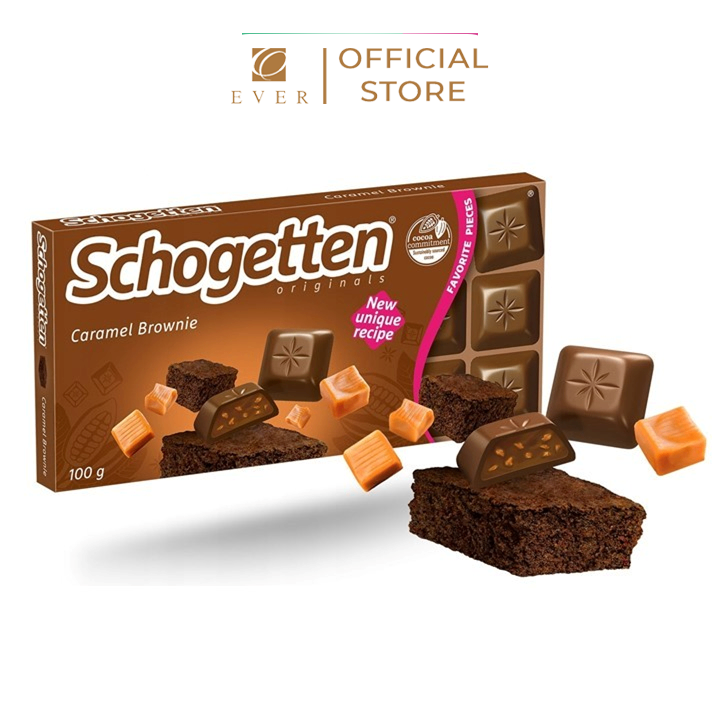SCHOGETTEN_Socola vị caramel Brownie 100g