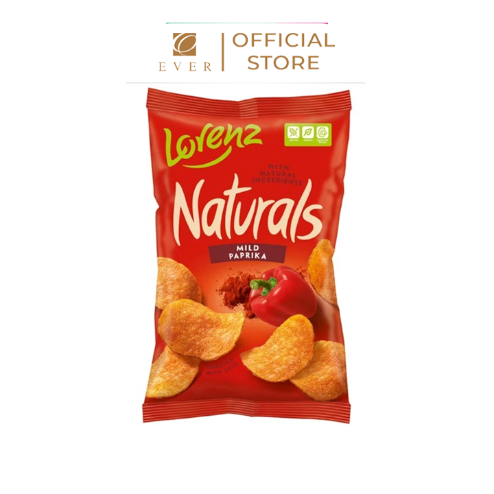 LORENZ_Snack khoai tây chiên Naturals vị ớt ngọt 100g