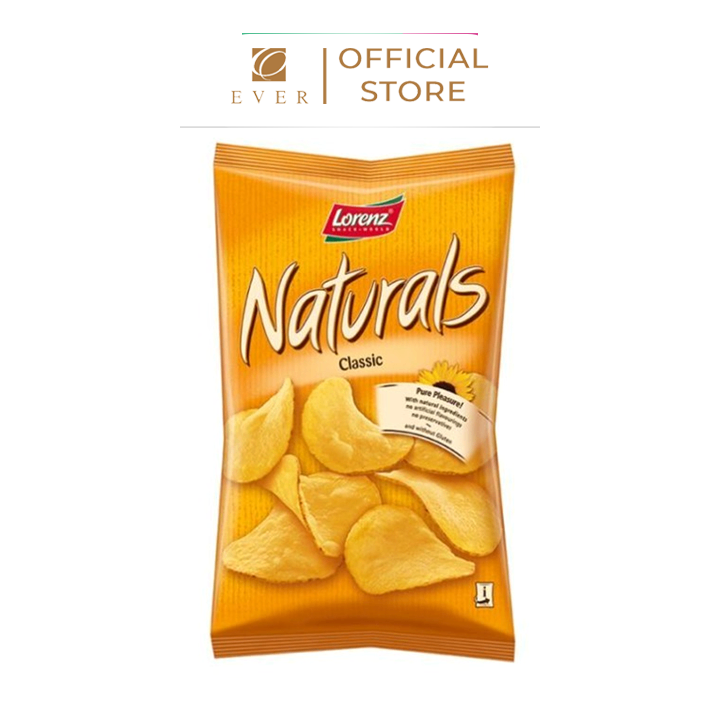 LORENZ_Snack khoai tây chiên Naturals vị muối 100g