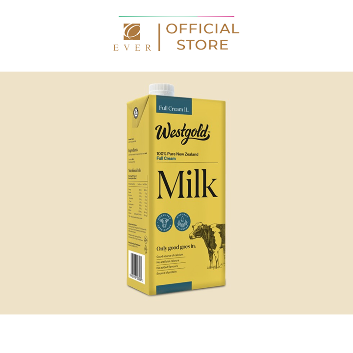 WESTGOLD_Sữa nguyên kem loại tiệt trùng 1L