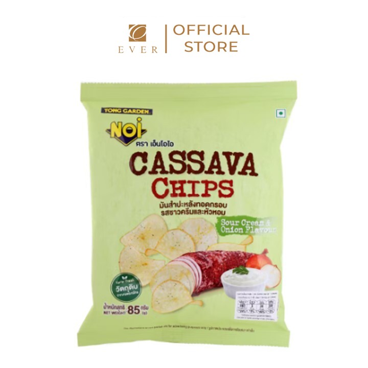 TONG GARDEN_Snack khoai mì vị kem chua và hành tây 85g