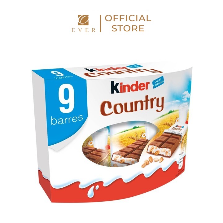 KINDER_Socola nhân ngũ cốc 9P 211.5g