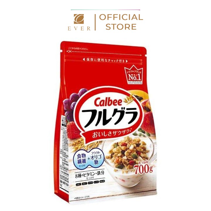 CALBEE_Ngũ cốc vị truyền thống túi đỏ (cha)