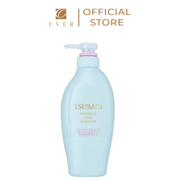 TSUBAKI_Dầu xả phục hồi hư tổn sạch đầu mát lạnh 450ml