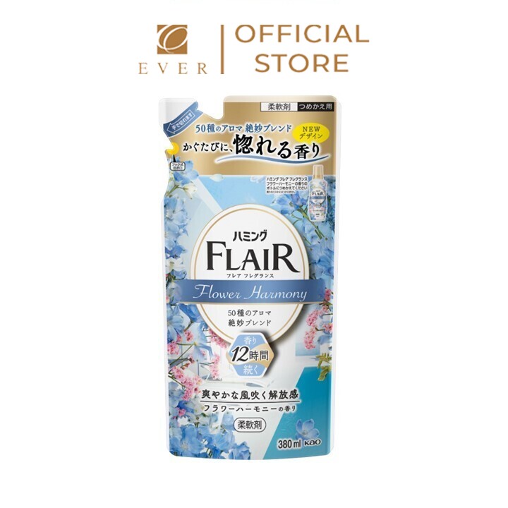 KAO_Nước xả vải Hamingu Flair hương hoa 380ml