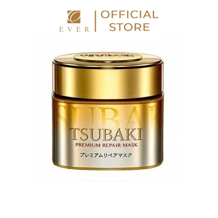TSUBAKI_Kem ủ tóc cao cấp phục hồi tóc hư tổn 180g