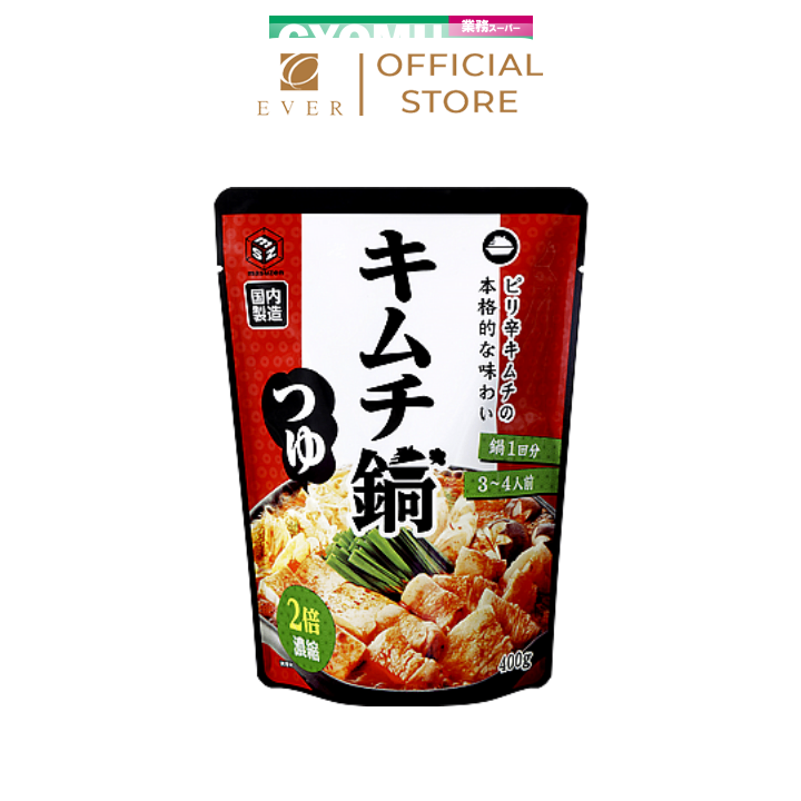 MASUZEN_Nước súp lẩu vị kim chi 400g
