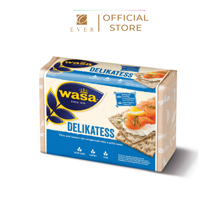 WASA_Bánh lúa mạch Dalikatess nguyên hạt 270g