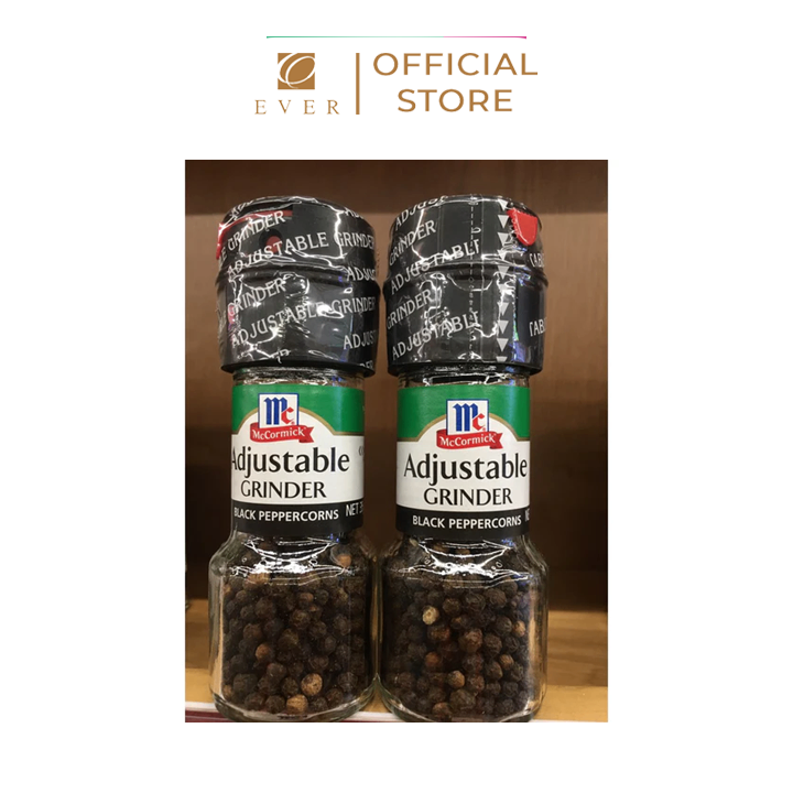 MCCORMIK_Tiêu đen, trắng nguyên hạt kèm dụng cụ xay 35g