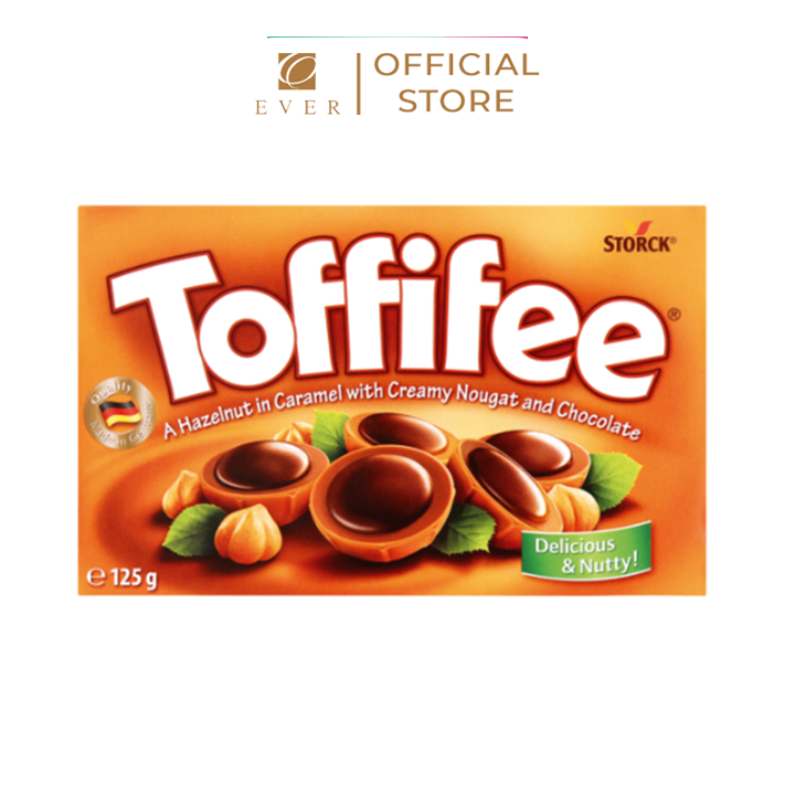 STORCK_Kẹo caramel Toffifee phủ socola hạt dẻ 125g