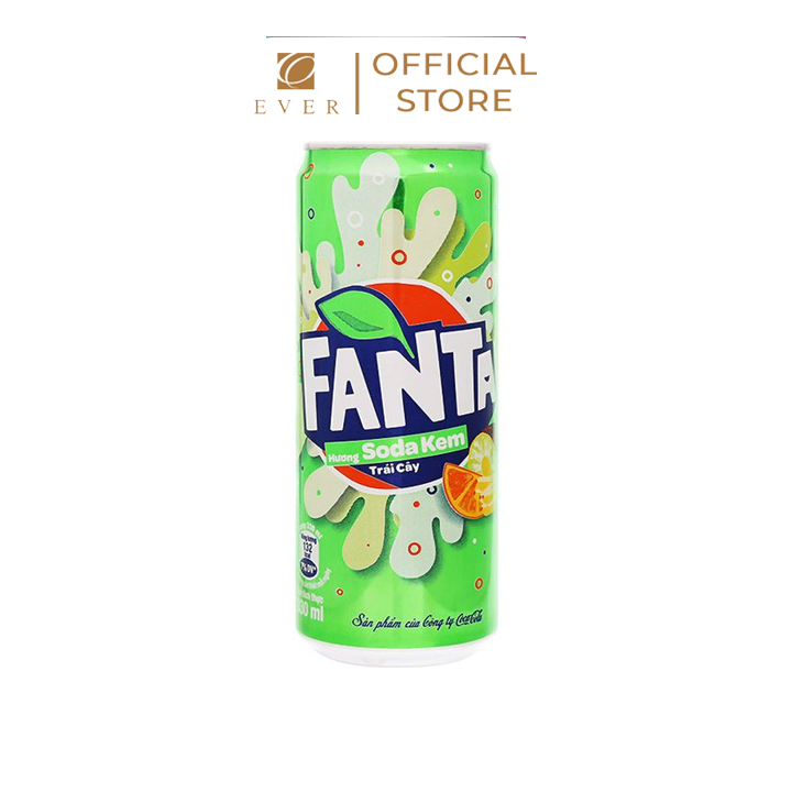 FANTA_Nước ngọt có ga vị soda kem trái cây 320ml