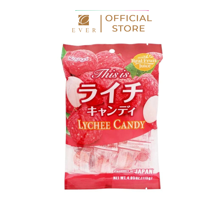 KASUGAI_Kẹo vị vải 76g