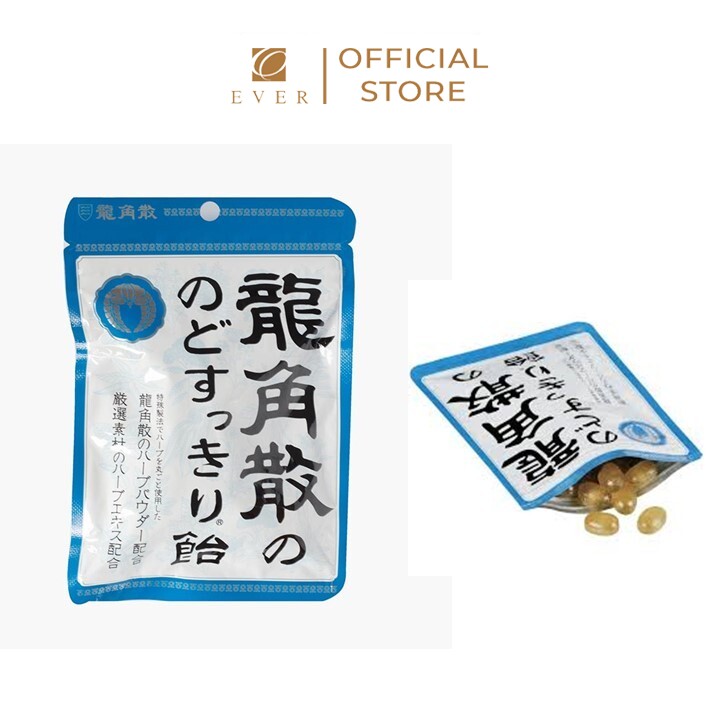 RYUKAKUSAN_Kẹo ngậm thông họng vị bạc hà 70g