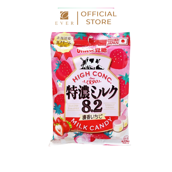 UHA_Kẹo đậm vị sữa dâu 58g