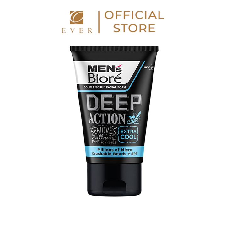 BIORÉ_SRM cho nam sạch sâu lỗ chân lông, mát lạnh 125ml