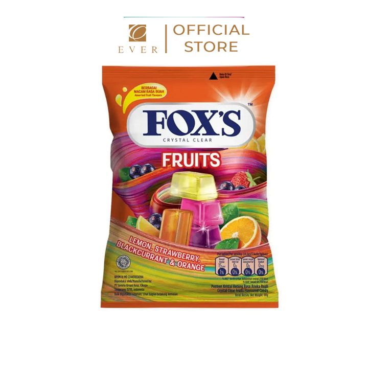 FOX'S_Kẹo Fruit mix 2 vị 125g