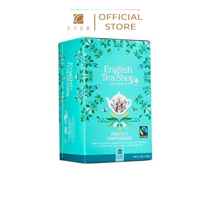 ENGLISH TEA SHOP_Trà organic túi lọc Perfect Peppermint 20P 45g