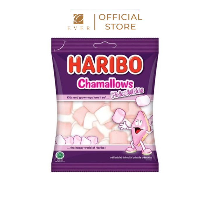 HARIBO_Kẹo xốp Chamallows Pink & White 700g