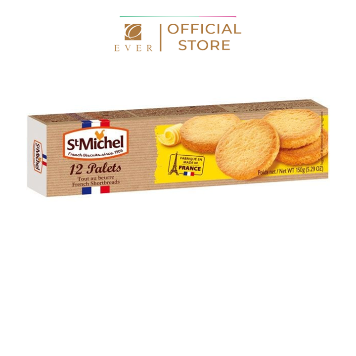 ST MICHEL_Bánh quy bơ Palets vị nguyên bản 150g
