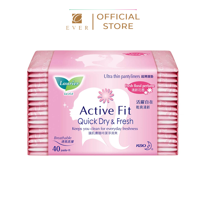 LAURIER_BVS Active Fit hàng ngày hương hoa 40P 14cm