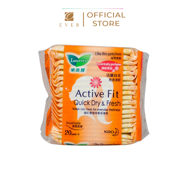 LAURIER_BVS Active Fit hàng ngày hương trái cây 20P 14cm