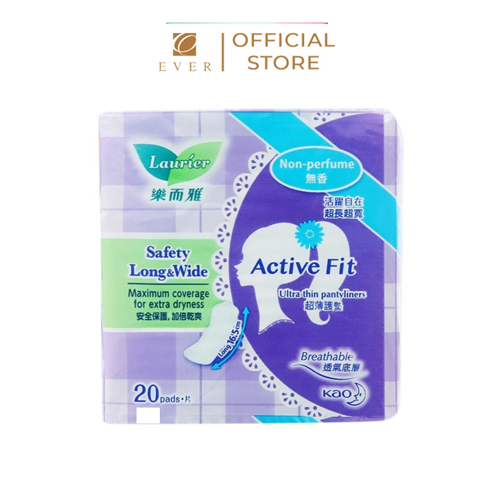LAURIER_BVS Active Fit ngày đầu - cuối siêu thấm không cánh không hương 20P 16.5cm