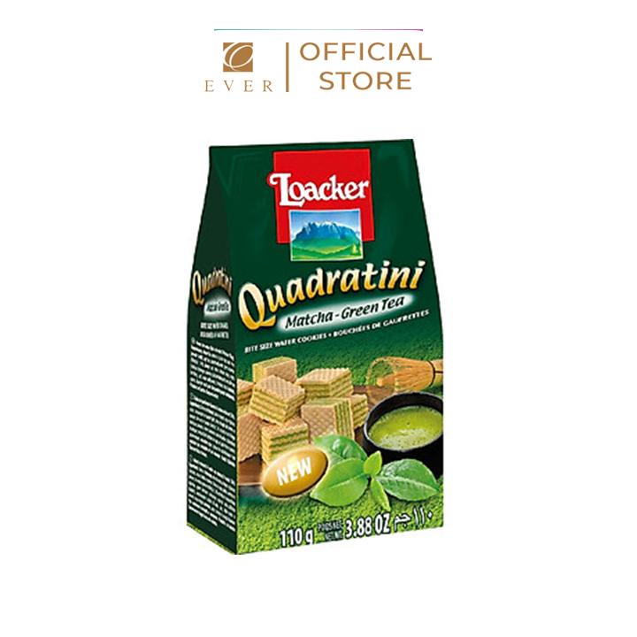 LOACKER_Bánh xốp vị trà xanh 110g