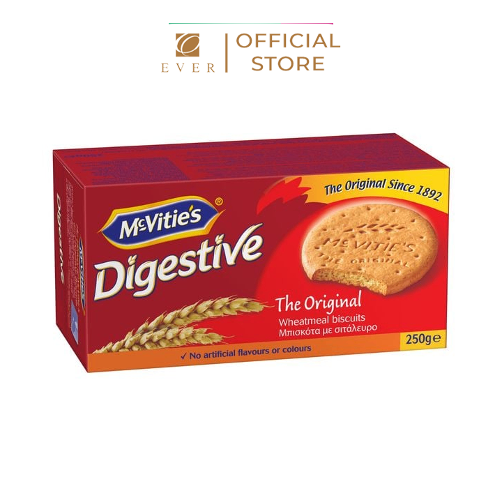 MCVITIE'S_Bánh quy Digestive Light lúa mì nguyên cám vị truyền thống 250g