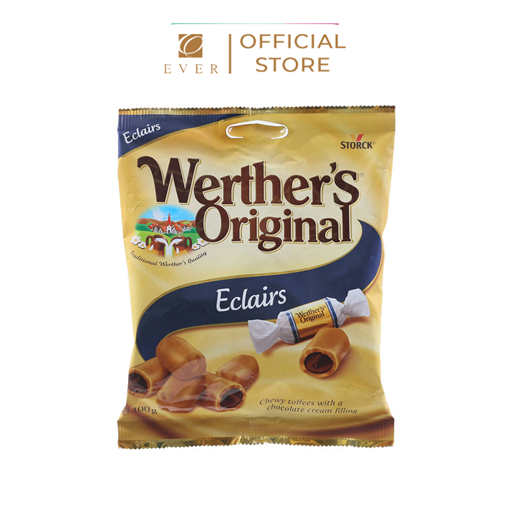 WERTHER'S_Kẹo caramel Original Chewy Toffee nhân kem socola 100g