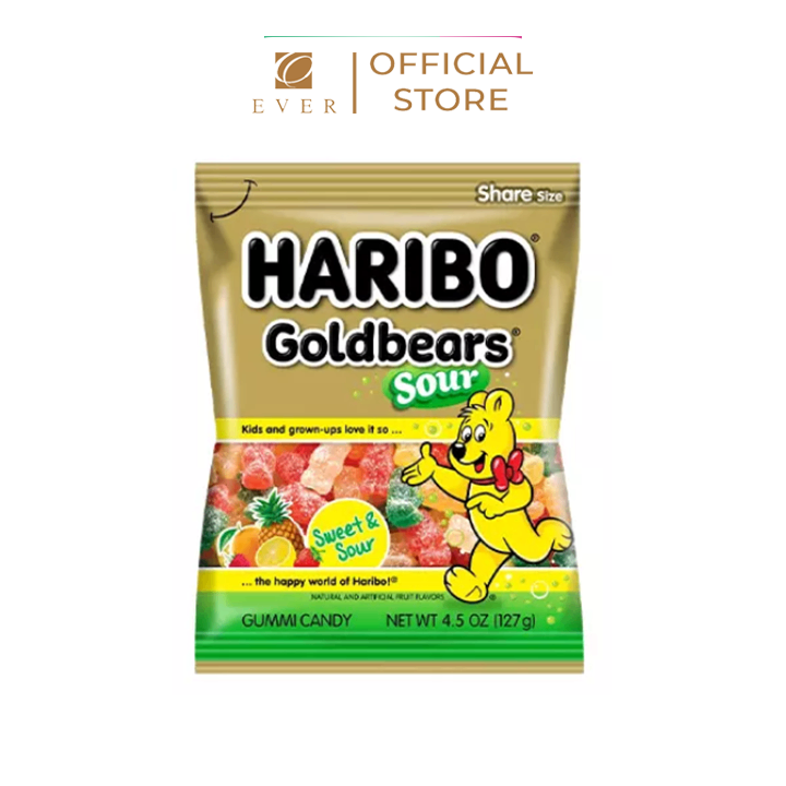 HARIBO_Kẹo dẻo Goldbears vị chua 80g