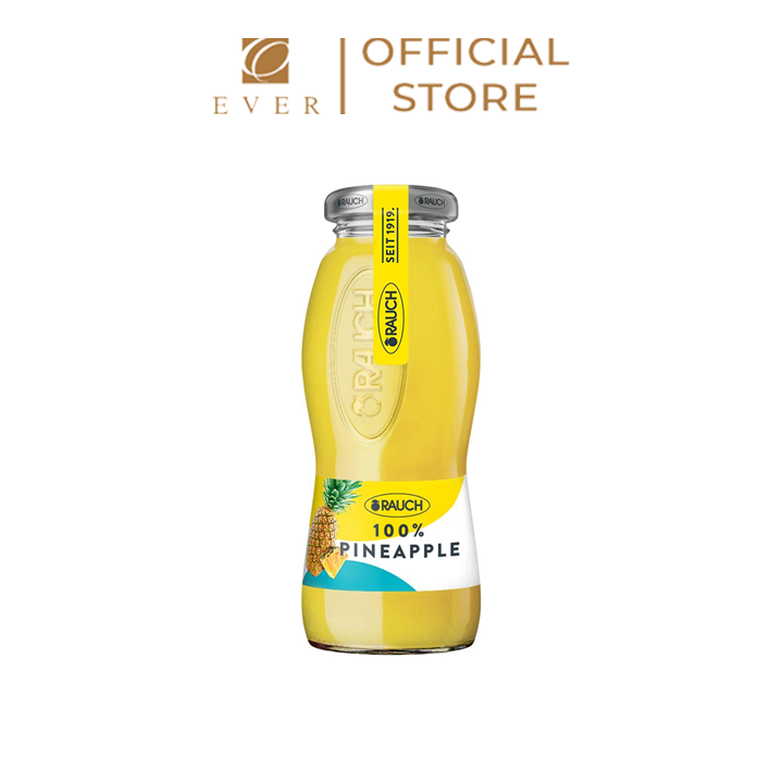 RAUCH_Nước ép dứa nguyên chất chai thủy tinh 200ml