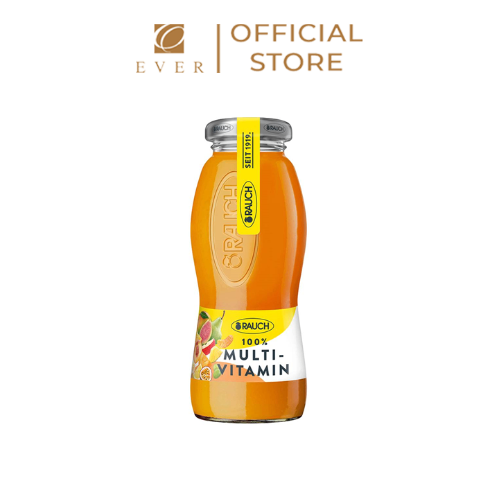 RAUCH_Nước trái cây tổng hợp nguyên chất chai thủy tinh 200ml