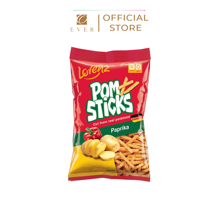 LORENZ_Snack khoai tây chiên Pomsticks vị ớt ngọt 70g