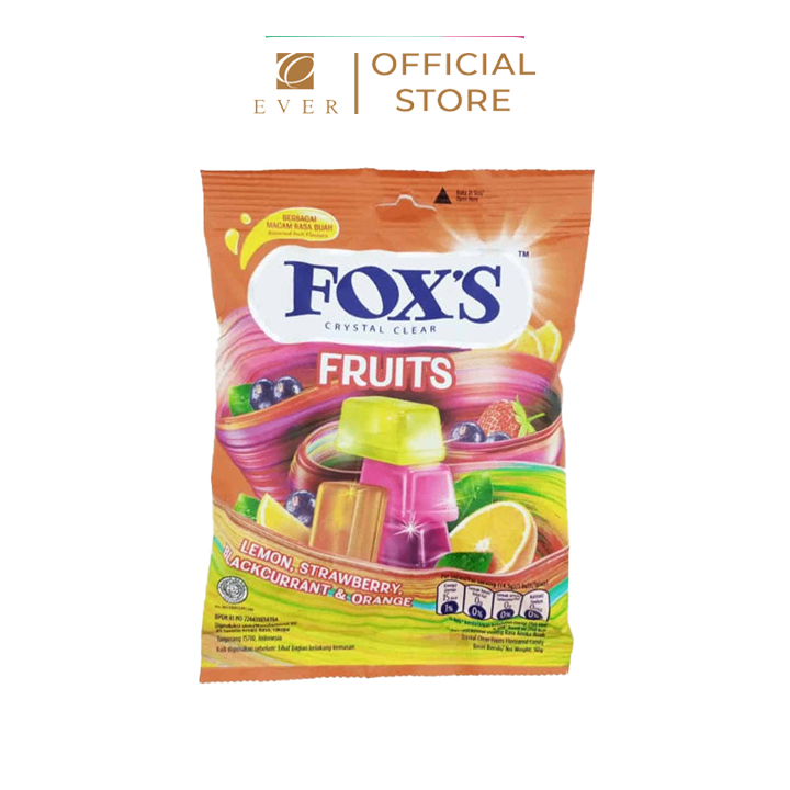 FOX'S_Kẹo Fruit mix 4 vị 90g