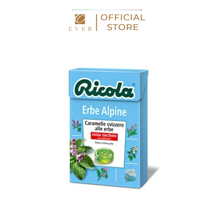 RICOLA_Kẹo thảo mộc Alpin không đường 40g