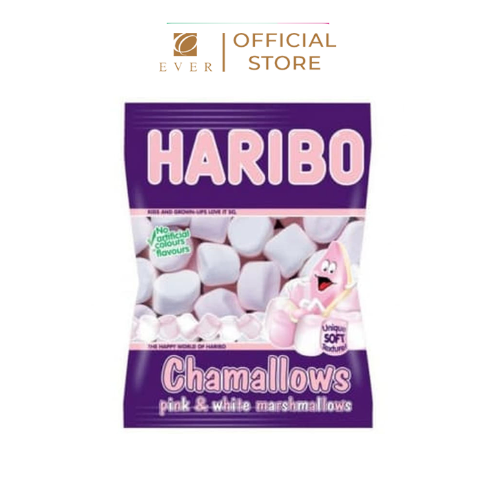 HARIBO_Kẹo xốp Chamallows Pink & White 150g