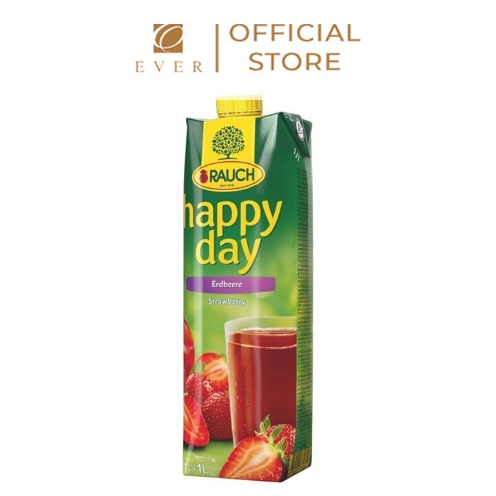 RAUCH - HAPPY DAY_Nước dâu tây 1L