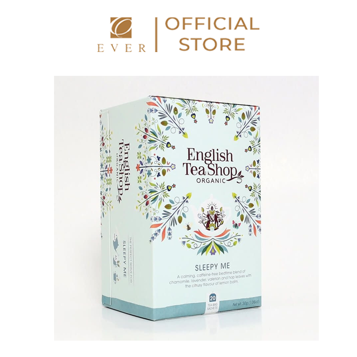 ENGLISH TEA SHOP_Trà organic túi lọc Sleepy Me 20P 45g