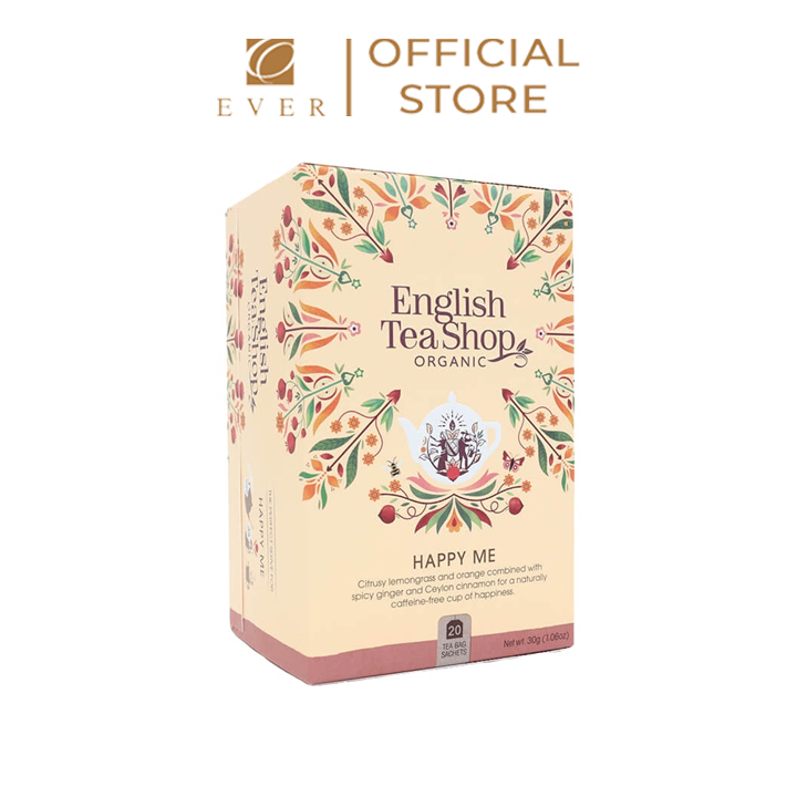ENGLISH TEA SHOP_Trà organic túi lọc Happy Me 20P 45g